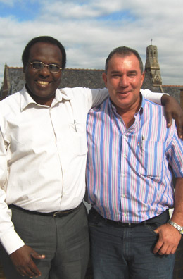 Andrew Ethuru from Michimikuru in Kenya and Alvaro Gomez from COOCAFÉ in Costa Rica, current Producer Board Directors at Cafédirect