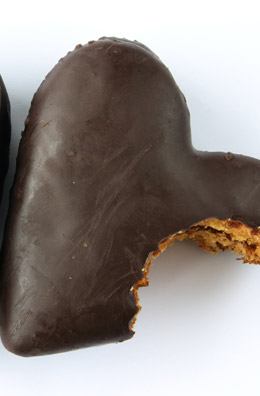 Chocolate gingerbread heart Chocolate gingerbread heart