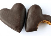 chocolate gingerbread heart