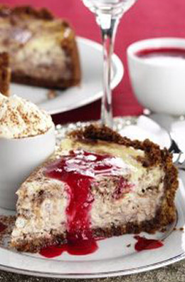 Chocolate Marbled Cheesecake