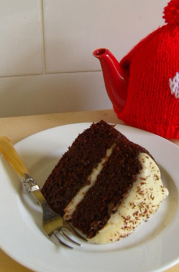 Spicy chocolate orange layered sponge Spicy chocolate orange layered sponge