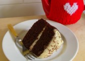 Spicy chocolate orange layered sponge
