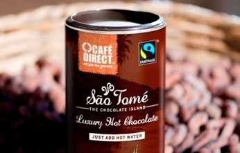 Sao Tome tub on cocoa beans